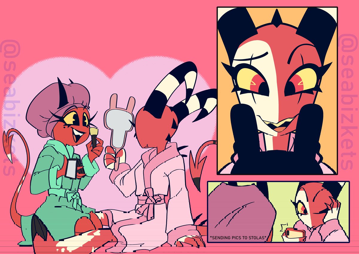 Sleepover #femblitzweek 

I couldn't stop cringing at my dialogue just know blitz thinks he looks pretty and they are having a sleepover