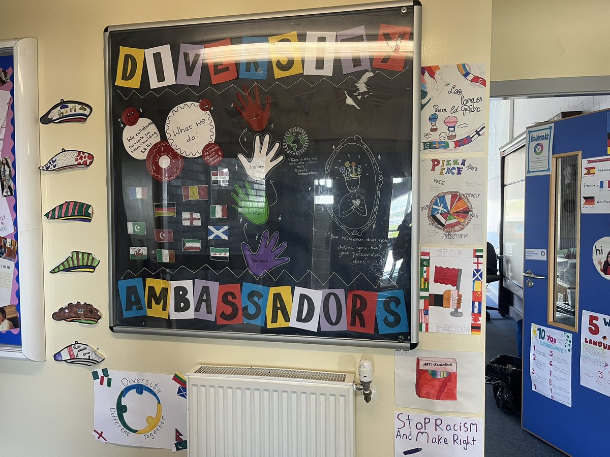 Our Diversity Ambassador display area is coming along nicely! 👏🏼