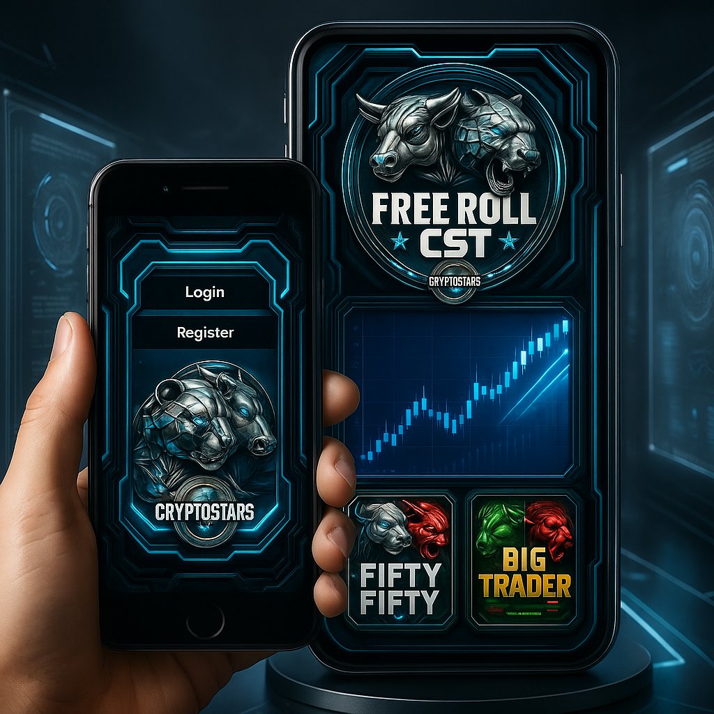 We have launched the first test of the CryptoStars platform!
Regular and hyper turbo tournaments for traders with prizes in USDC + CST token.
Available to the first 1,000 users!

Download the app and receive exclusive bonuses:
github.com/cryptostarscst…