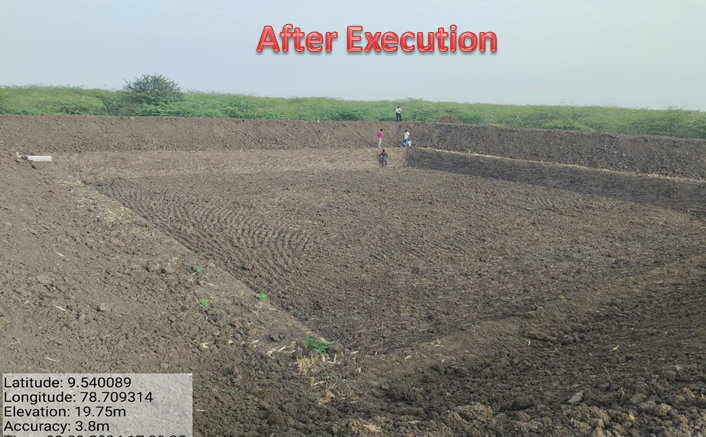 TNIAMProject's tweet image. Farm pond construction
Phase: IV
Beneficiary name: Shanmugham
S.F. No.:247/2
Village: Vaniyavallam
Block: Nainarkoil
District: Ramanathapuram
AED Specialist
@Worldbank @WorldBankWater @WBPubs @WorldBankIndia @tamilnadu_wrd @tn_agriengg @FisheriesTN
#AgriEngineering…