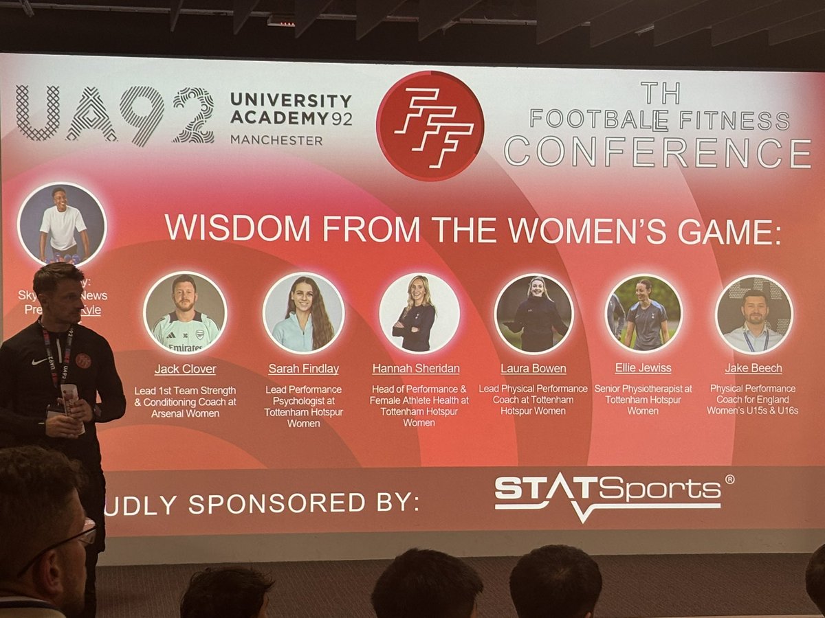 HSperfnutrition's tweet image. Great to be on the panel at the @FootballFitFed conference talking all things Women’s football with some of the dream team @SpursWomen. Sharing is key to the growth of the game!