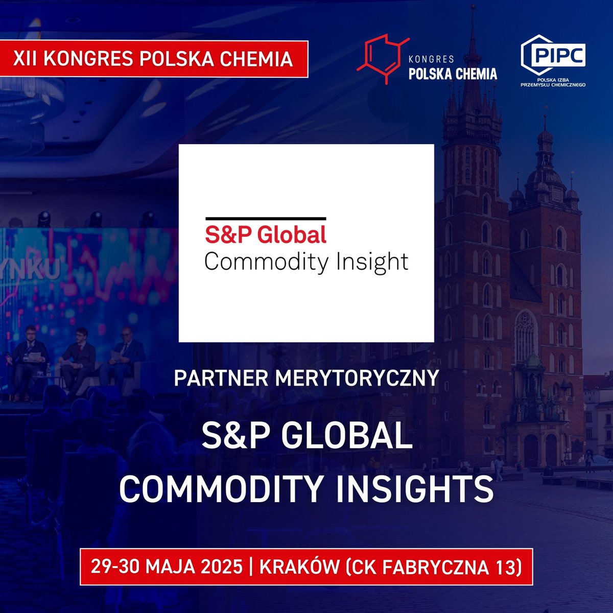 🚀 Firma S&amp;P Global Commodity Insights obejmie rolę Partnera Merytorycznego XII Kongresu Polska Chemia!

👉 Przejdź na stronę wydarzenia: kongrespolskachemia.pl

🎯 Poznaj agendę: kongrespolskachemia.pl/agenda/

🎟️ Nie czekaj i zarejestruj się już teraz!
rejestracja.kongrespolskachemia.pl/rejestracja