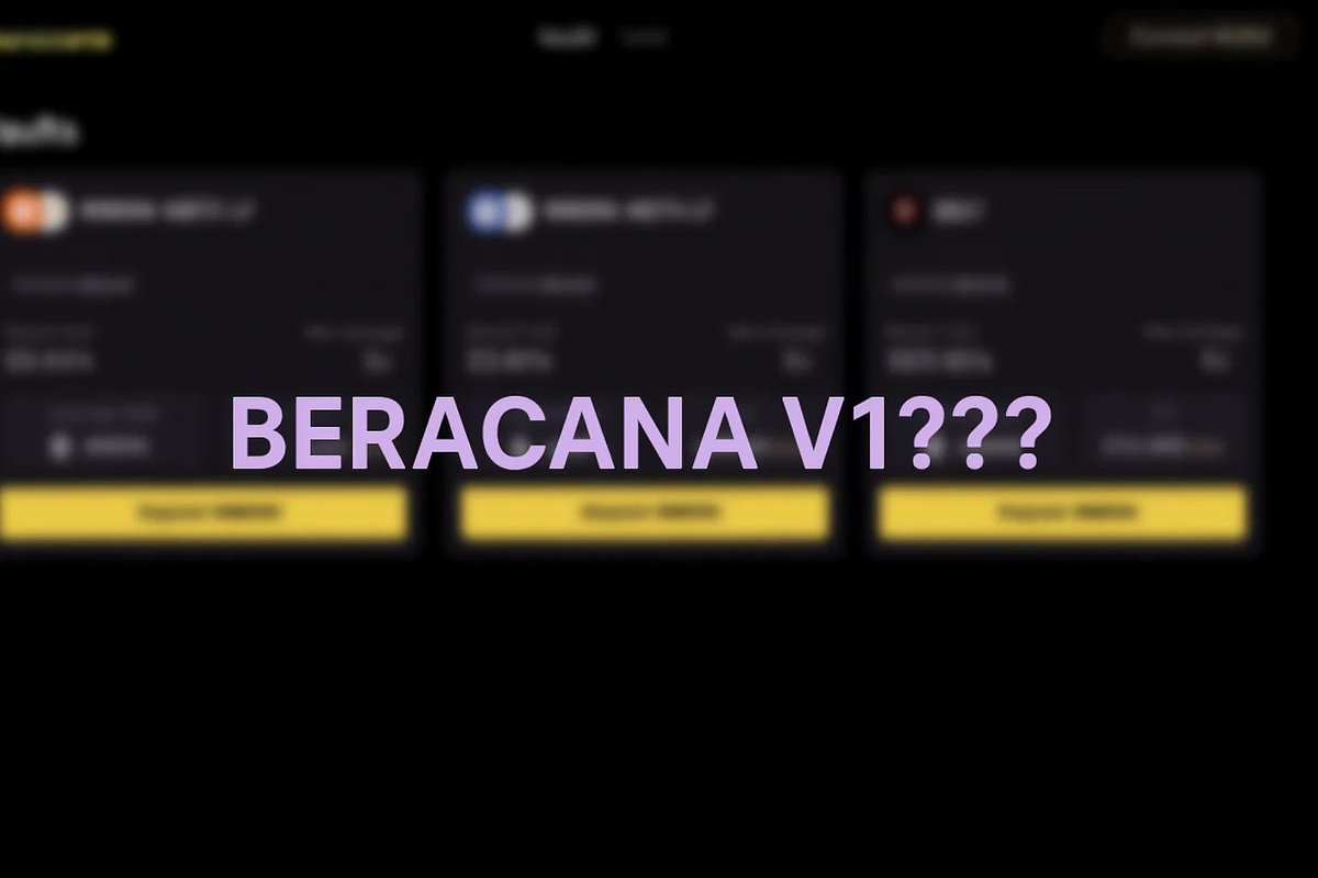 Beracana ๐ปโ (@beracana) on Twitter photo ๐ ๐ฆ๐ข๐ ๐๐ง๐๐๐ก๐'๐ฆ ๐๐ฅ๐๐ช๐๐ก๐ ๐๐ง ๐๐๐ฅ๐๐๐๐ก๐... โ๏ธ
The wait is almost over. After months in the shadows, Beracana v1 is about to emerge: redesigned, reimagined, and ready to change how you think about yield ๐
๐๐ฉ๐ข๐ต ๐ช๐ง ๐ธ๐ฆ ๐ต๐ฐ๐ญ๐ฅ ๐บ๐ฐ๐ถ ๐ธ๐ฆ'๐ท๐ฆ ๐ ๐ฆ๐ข๐ ๐๐ง๐๐๐ก๐'๐ฆ ๐๐ฅ๐๐ช๐๐ก๐ ๐๐ง ๐๐๐ฅ๐๐๐๐ก๐... โ๏ธ
The wait is almost over. After months in the shadows, Beracana v1 is about to emerge: redesigned, reimagined, and ready to change how you think about yield ๐
๐๐ฉ๐ข๐ต ๐ช๐ง ๐ธ๐ฆ ๐ต๐ฐ๐ญ๐ฅ ๐บ๐ฐ๐ถ ๐ธ๐ฆ'๐ท๐ฆ