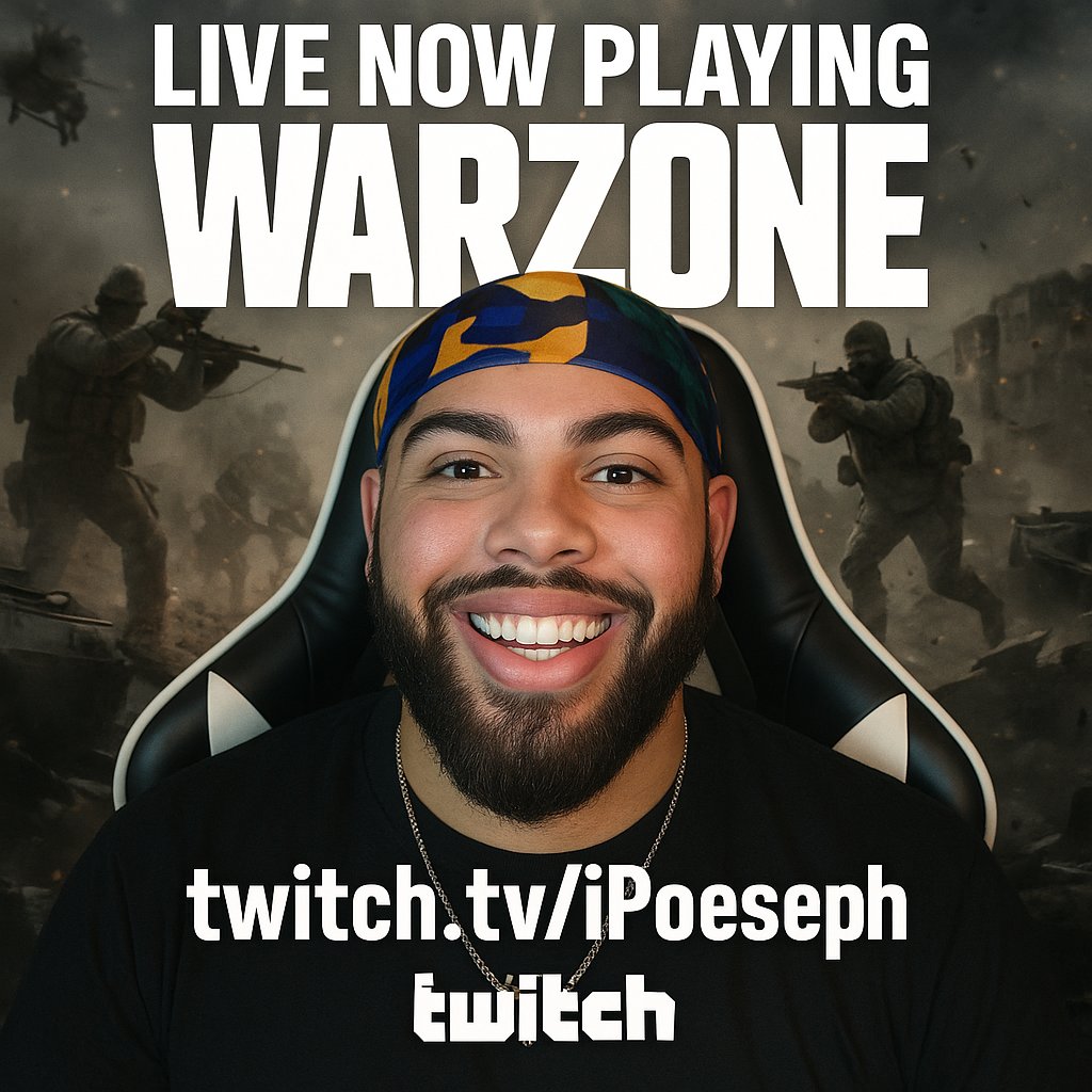 🔴LIVE🔴

Starting on Warzone to see if i can defeat cronus users w/ the gang ! <a href="/aiRclique/">aiR</a> <a href="/aiRZoneGG/">ᴀɪʀᴢᴏɴᴇ</a> 

🔗: twitch.tv/ipoeseph

#aiRborne #aiRup | #ObeyPoe <a href="/ObeyAlliance/">Obey</a>