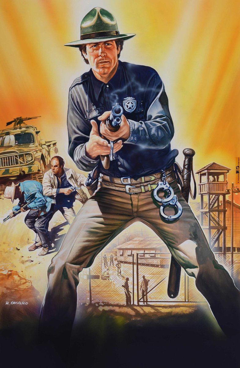 GoodOldPosters's tweet image. &quot;Buckstone County Prison&quot; (1978)  
#retroposter #textless #textlessposter #70s