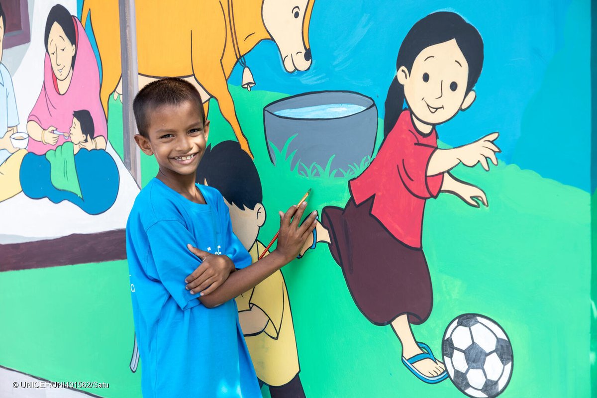 He stood in front of the wall, eyes wide with wonder, admiring his own artwork.

Such moments stay with me. Because art does more than fill walls. It fills hearts. It builds confidence. It offers healing.

And every child deserves the space to create, to dream, to shine.