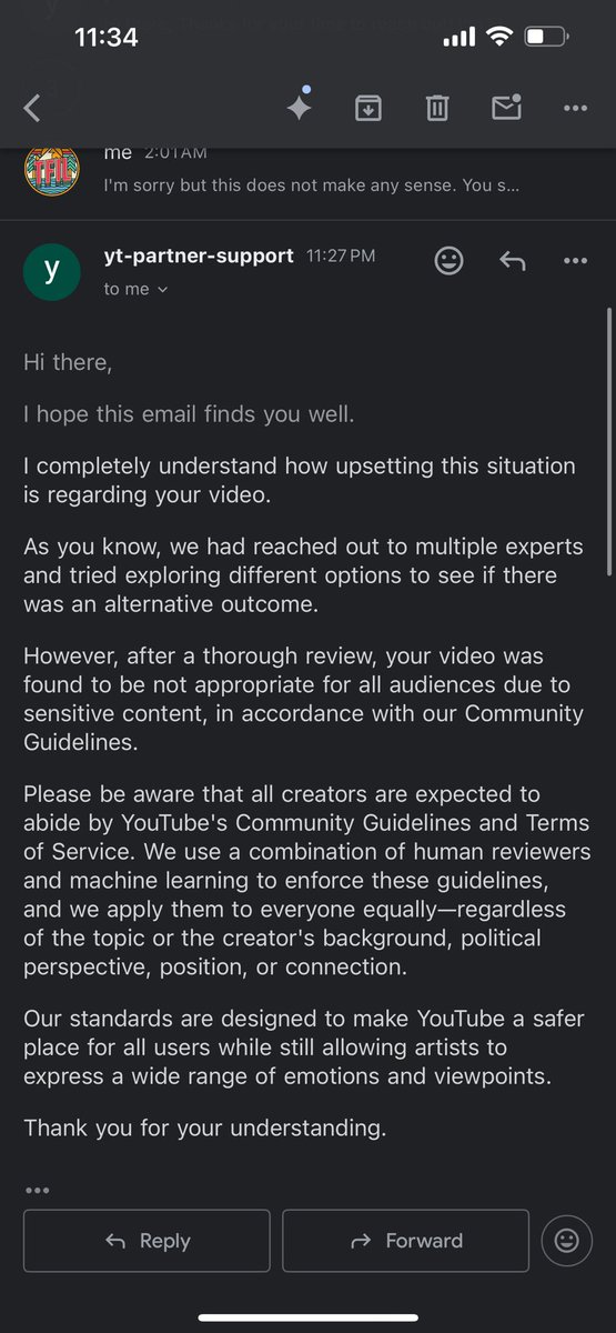Elton Castee (@eltoncastee) on Twitter photo So <a href="/TeamYouTube/">TeamYouTube</a> is refusing to give any real information as to why their “experts” deemed my video as 18+ & demonetized. In fact, they have now even stopped signing their name at the end of the email so I don’t even know who I’m talking to.
They now expect me to keep making So <a href="/TeamYouTube/">TeamYouTube</a> is refusing to give any real information as to why their “experts” deemed my video as 18+ & demonetized. In fact, they have now even stopped signing their name at the end of the email so I don’t even know who I’m talking to.
They now expect me to keep making