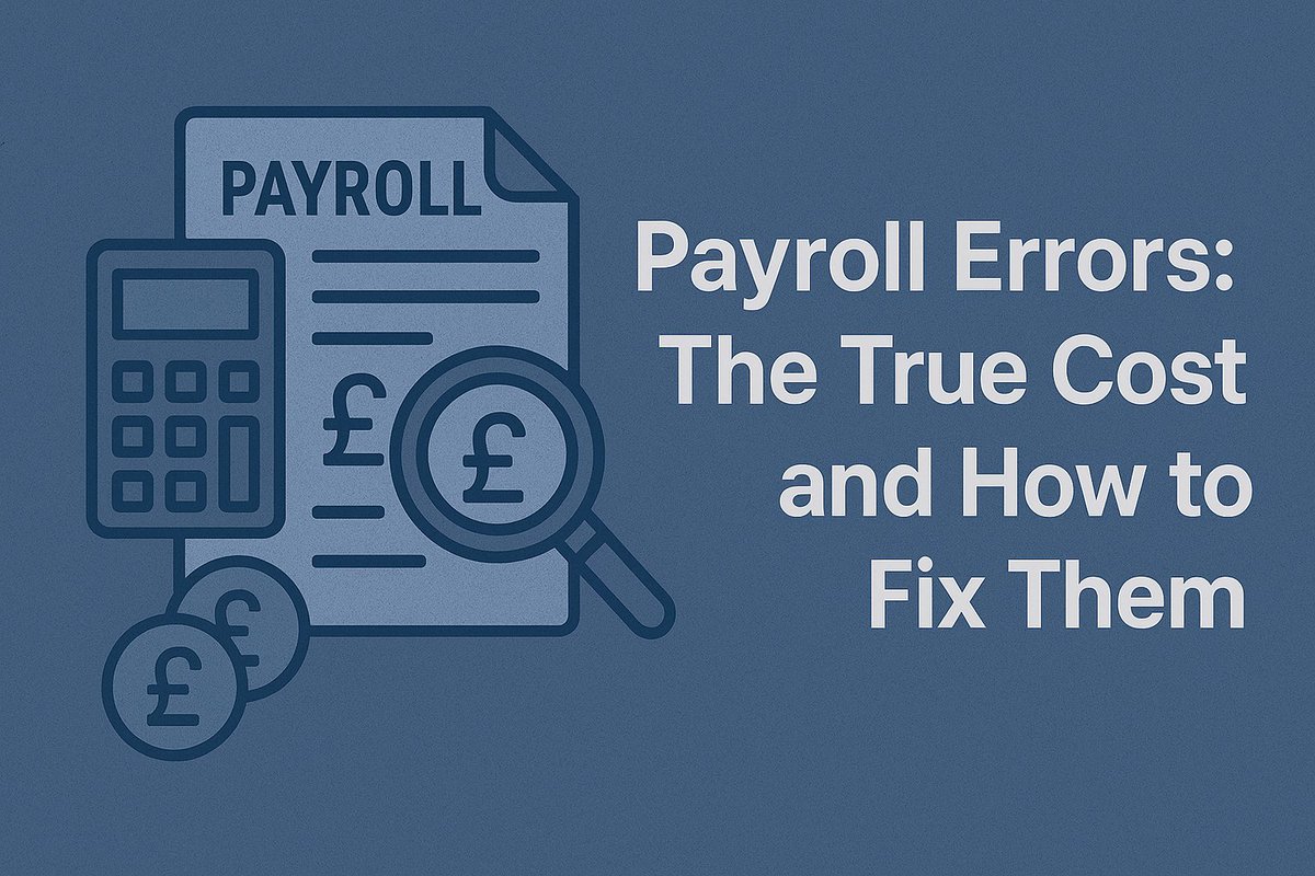 ⚠️ #Payroll mistakes = HMRC fines, staff frustration &amp; £ losses
Most UK businesses have no idea what it’s really costing 💷
💡 Fix it before it snowballs:
👉 bit.ly/3RRMnDp 
#Outsourcepayroll #payrollexpert #payrollserviceprovider