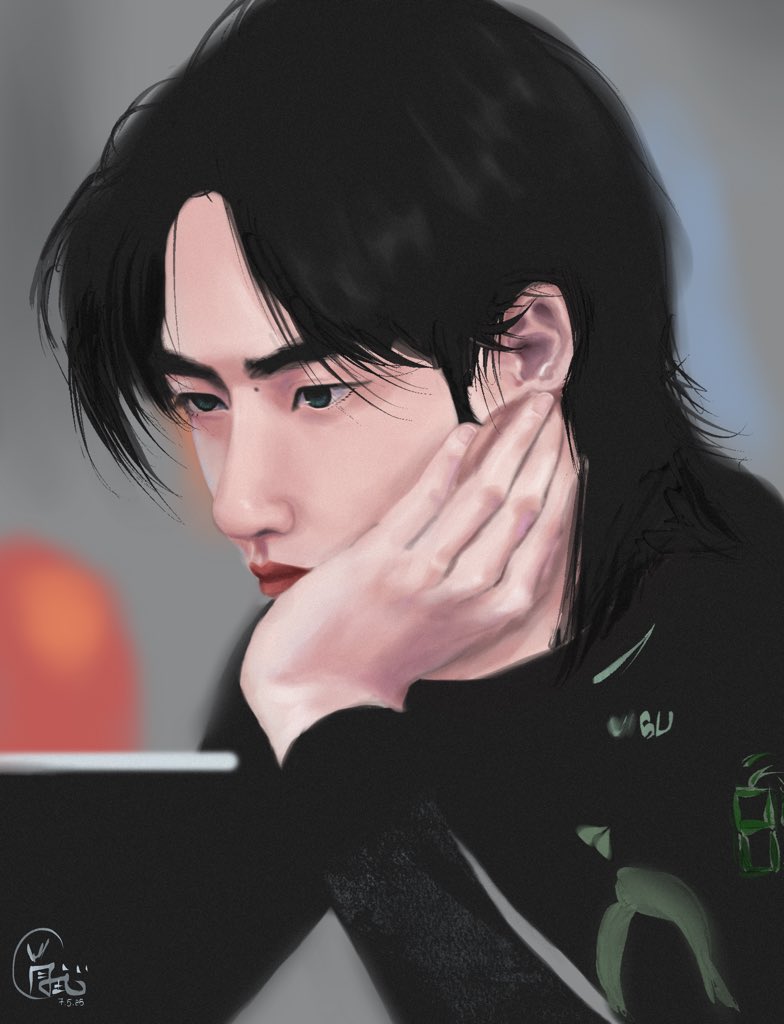 I drew my beloved Wang 

#王一博
#wangyibo 
#王一博fanart