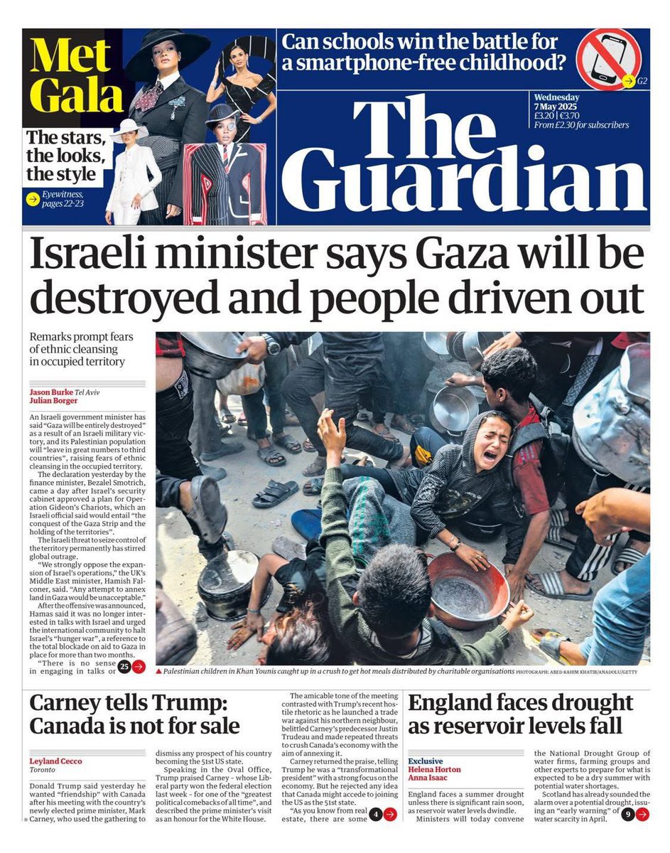 This is ethnic cleaning. It follows 65 days of starving Palestinians by blocking food and aid. Netanyahu is acting with impunity, because he’s faced zero consequences for his actions.

Full UK arms embargo and arrest warrant for  Netanyahu now.