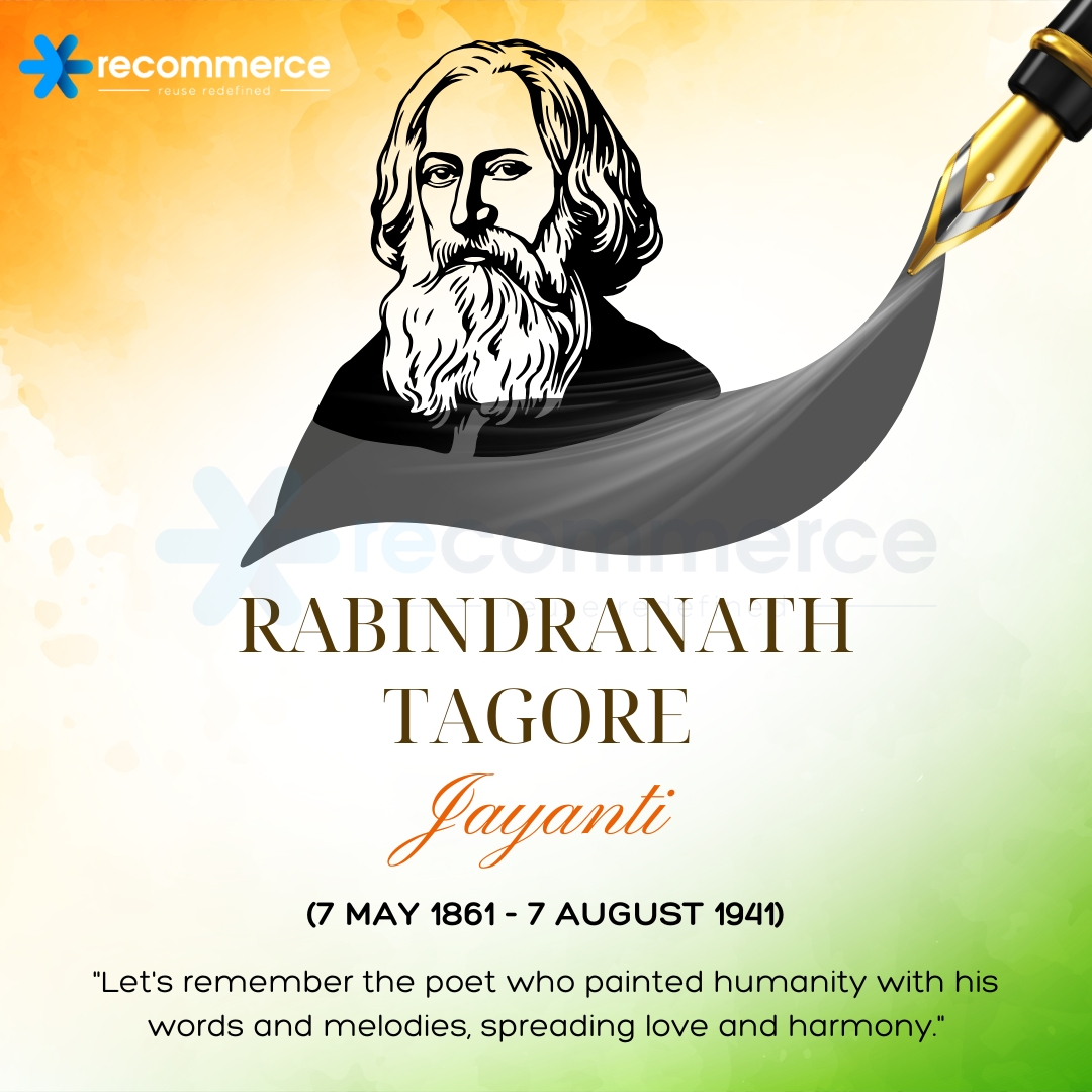 Honoring Rabindranath Tagore — Nobel laureate, poet, and visionary. 

On his Jayanti, we celebrate the legacy of a man whose words gave voice to a nation and soul to its anthem. 🖋

#TagoreJayanti #RabindranathTagore