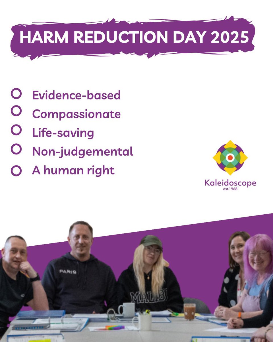 On Harm Reduction Day 2025, we stand with people who use drugs and alcohol - because everyone deserves to be met with #compassion not criminalisation.

Harm reduction is not a soft option. It’s a smart, evidence-based, life-saving one.

#harmreductionday #harmreductionworks
