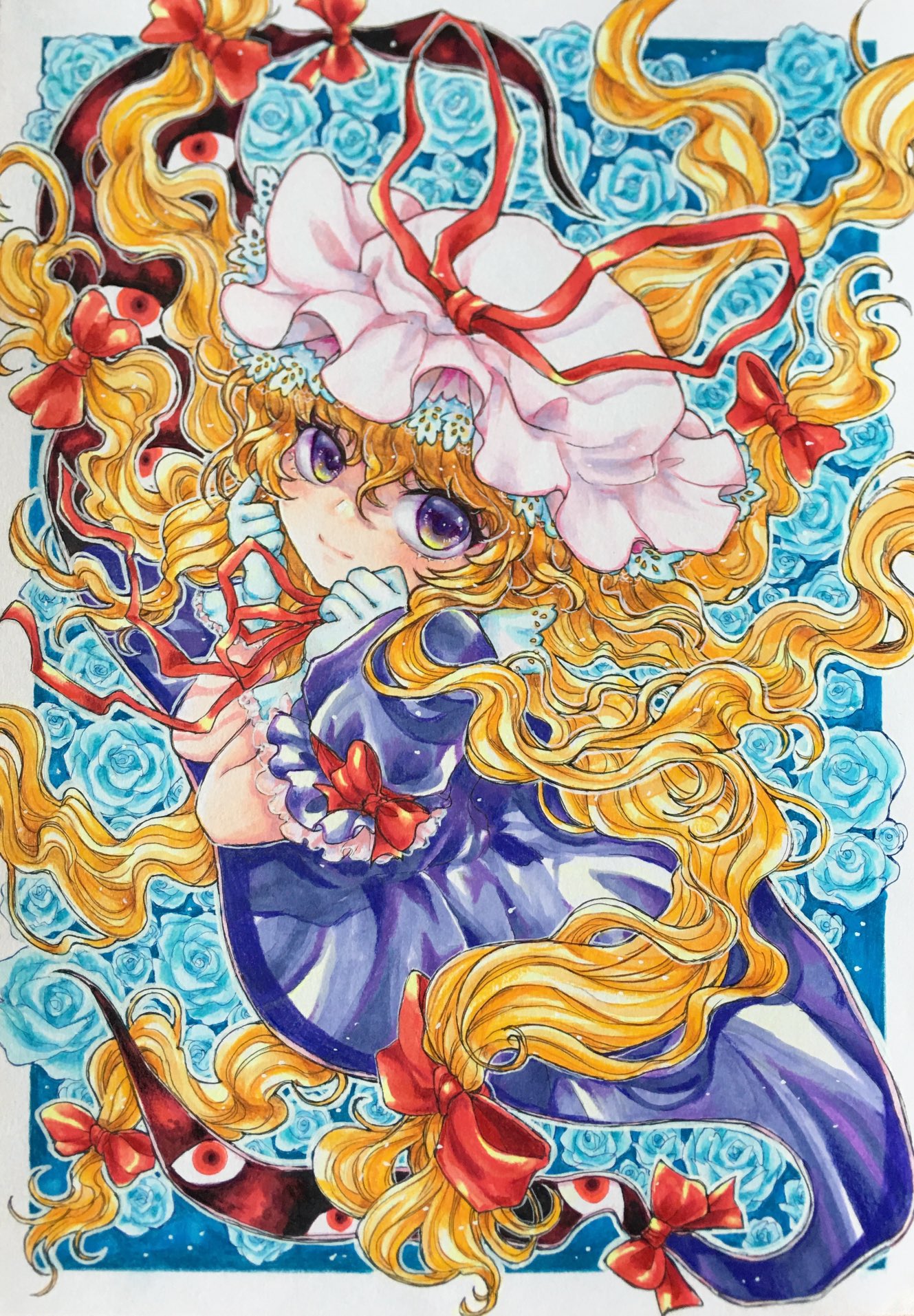 ひなの様☆手描きイラスト☆コピック☆アナログイラスト⭐︎夢絵