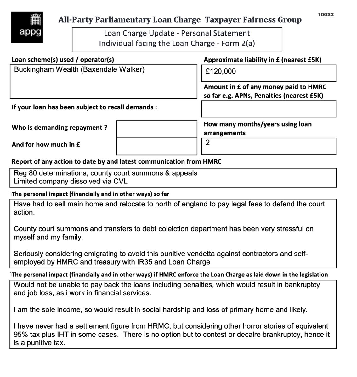 Loan Charge Impact tweet media