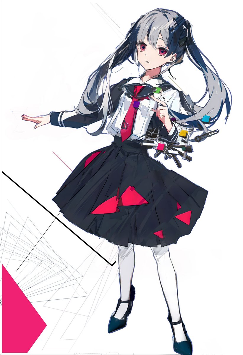 naclbbre's tweet photo. [Spiko]
Self-proclaimed private eye, and the lil' deity who can bend the world's rule ever so slightly.

Starbirth is the rhythm game where you/she would be able to bend the game's rules and judgment as you wish (so long as it's subtle). She doesn't like irrationally difficult things!
#tonesphere #starbirth