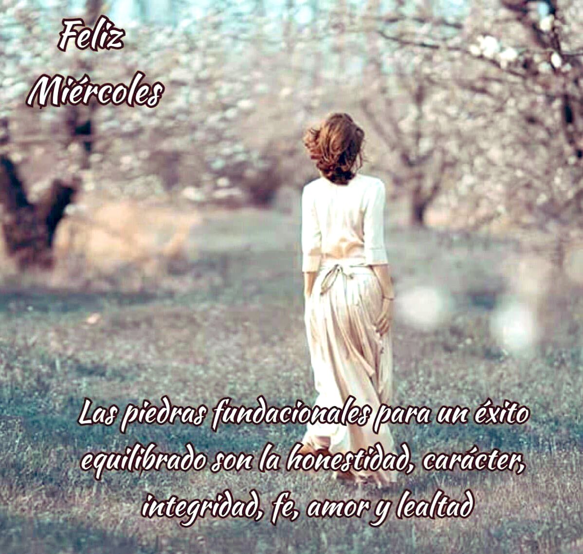 #BuenosDias 
Las piedras fundacionales para un éxito equilibrado son la honestidad, carácter, integridad, fe, amor y lealtad.
#FelizMiércoles