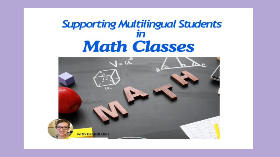 2/3 Looking to support your teachers working with multilingual students? My team and I would love to support your vision. Here are a few of our most requested PDs.