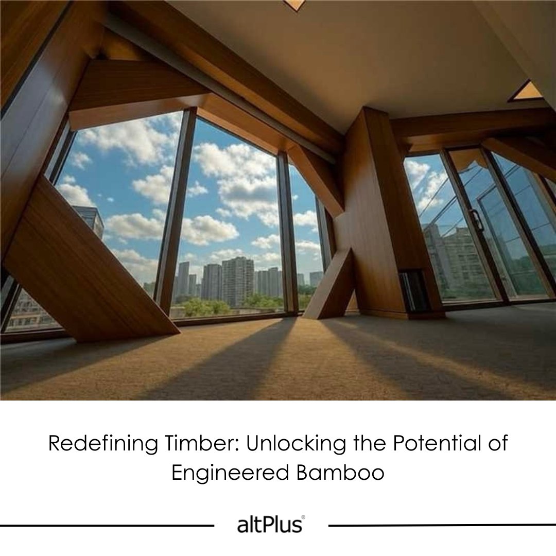 altPlus_Tech's tweet image. 🌍 Bamboo is reshaping the landscape of construction with its remarkable durability and environmental benefits! Let&apos;s chat about how this powerhouse can transform your next project. Learn more : altplus.xyz/post/redefinin…

#ClimateSmartDesign #MassTimber #altPlus #FutureMaterials