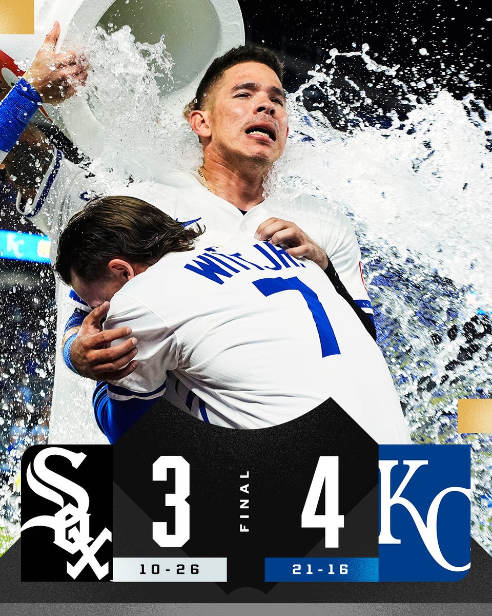MLB (@mlb) on Twitter photo Bobby Witt Jr. put the finishing touches on the <a href="/Royals/">Kansas City Royals</a> 4th straight win! Bobby Witt Jr. put the finishing touches on the <a href="/Royals/">Kansas City Royals</a> 4th straight win!