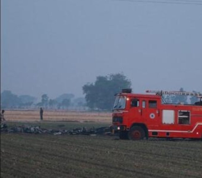 Plane crash in Punjab