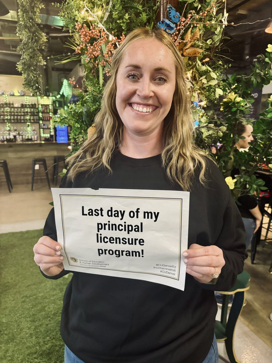 Over 400 internship hours, 46 classes, 18 months, and many late nights later! 👩🏼‍🎓 I’m officially ready to continue being a change agent! #northernmetro6