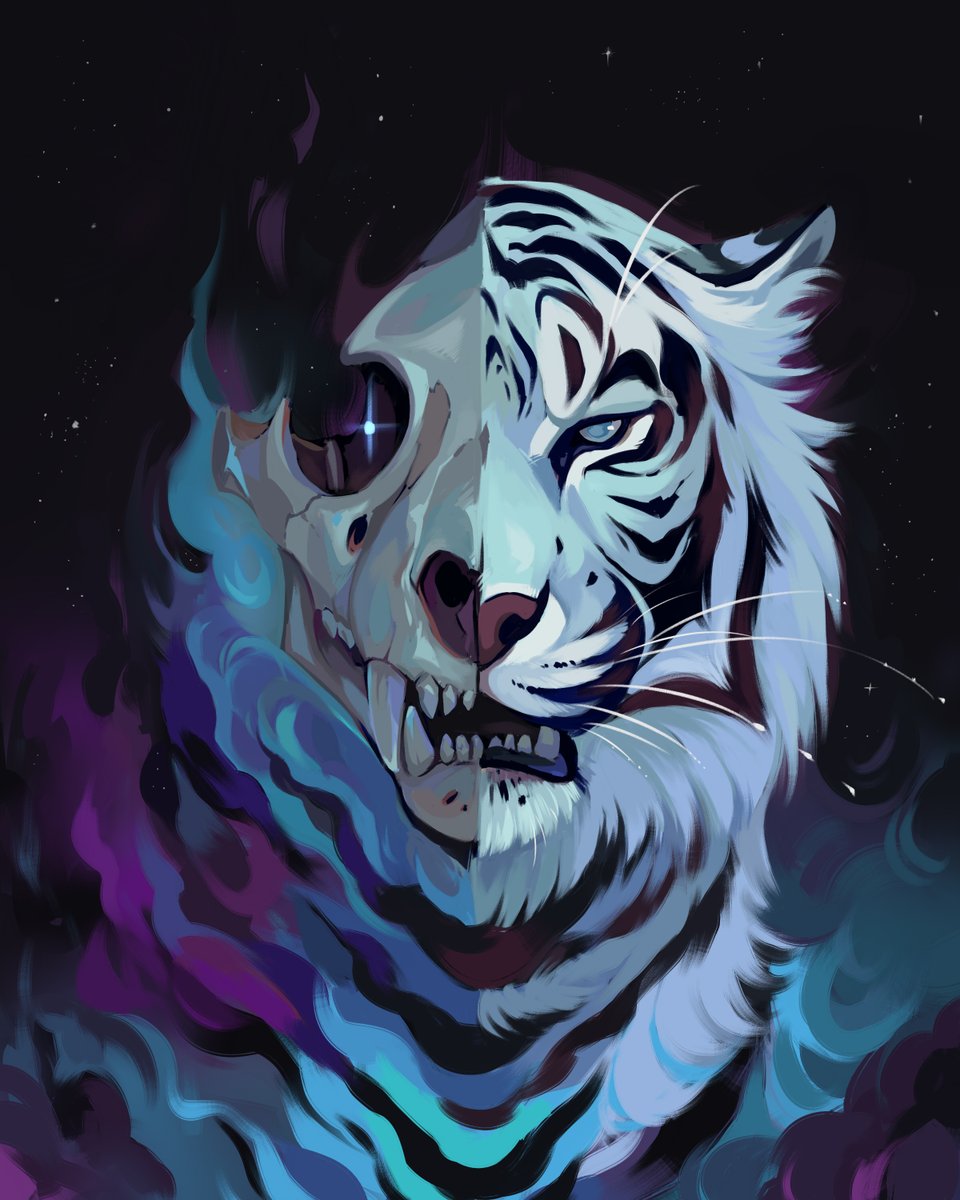 nali_draws's tweet image. a study that somehow turned into a whole painting