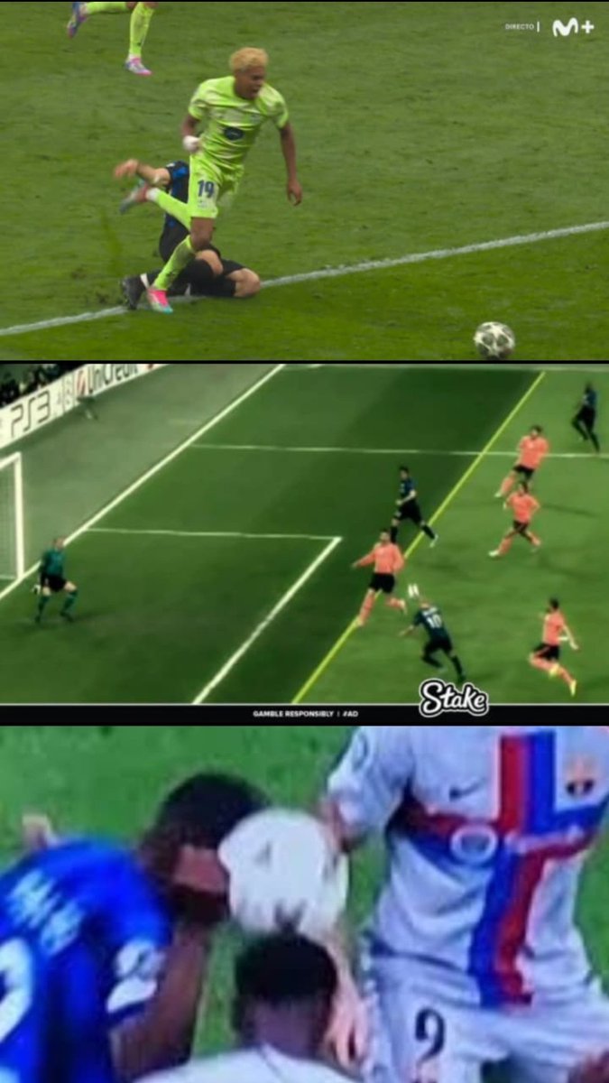 Tercera eliminación del Barcelona a manos de un arbitraje contra un equipo italiano que no juega a nada
Lo de la UEFA es una vergüenza contra el Barça...