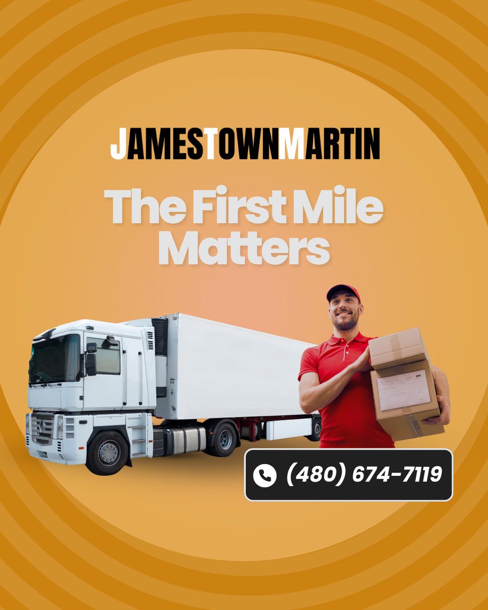 Success starts with the first mile. At JamesTown Martin, we ensure your freight begins its journey with precision, speed, and full visibility.
🚛📍 #FirstMileMatters #FreightPrecision #StartStrong #LogisticsExperts