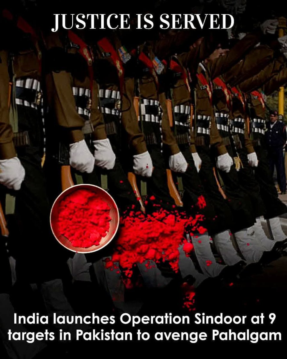 umeshslg's tweet image. जय हिन्द, जय हिन्द की सेना 🇮🇳

#oprationsindoor 
#PahalgamTerroristAttack 
#IndianArmedForces