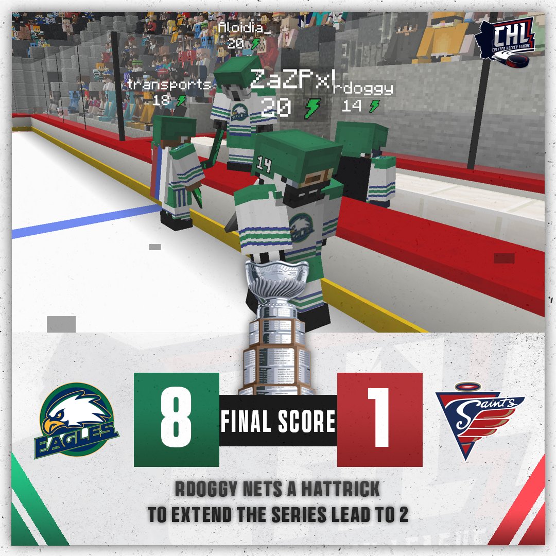 CraftedHockey's tweet photo. THE EAGLES TAKE FLIGHT AND DESTROY THE SAINTS ‼️ https://t.co/yi7sBSVzdU