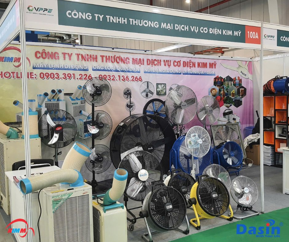 DASINFAN's tweet photo. 📷 VPPE 2025 is officially underway!
📷Don’t miss the chance to explore the high-quality industrial fans produced by Dasin – where performance meets durability.
📷 Booth: AREA 100A – Kim My Group – Dasin’s exclusive distributor in Vietnam market
📷 08:00 AM – 05:30 PM | May 7–9 https://t.co/4aFUJZ4pKv