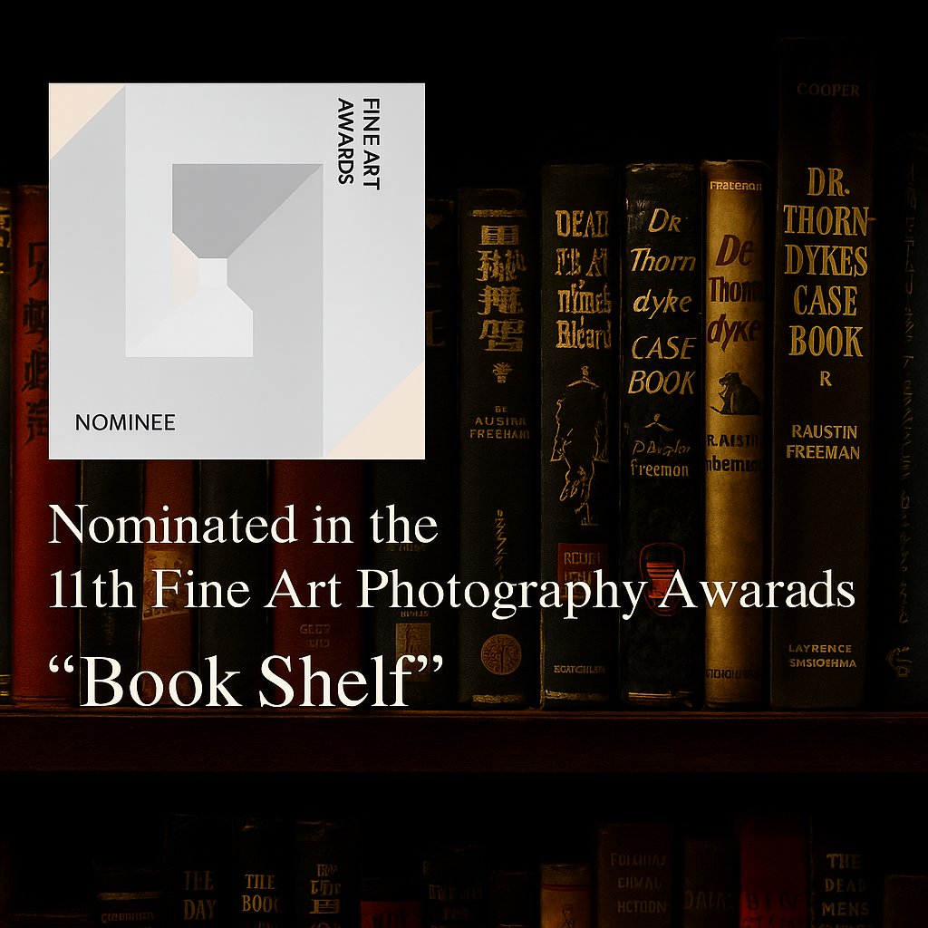 《Book Shelf》が Fine Art Photography Awards 2025（プロフェッショナル部門）にて Nominee に選出されました。展覧会『書棚 ─ 佇まいの彼方』（8月・目黒区美術館）に向けた励みに。クラウドファンディングも実施中です
📚🔗 camp-fire.jp/projects/82771…
 #fineartphotographyawards