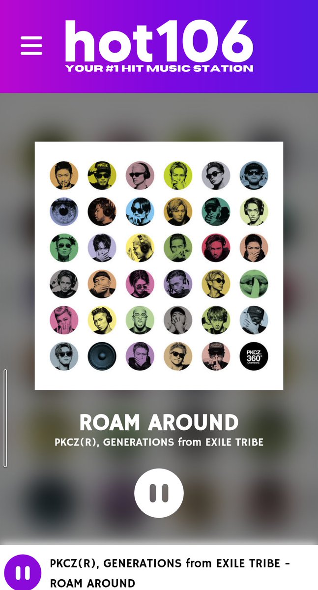 chocco1770's tweet photo. NP #RoamAround by @PKCZ_official & @generationsfext
on @itsHOT106 📻️🎶
#GlobalPopFrenzy
Finally it comes🙌
Thank you for playing🥰
tune in here▶️ https://t.co/LLWjZugjcU
#GENERATIONS https://t.co/gqQqgQ83aZ
