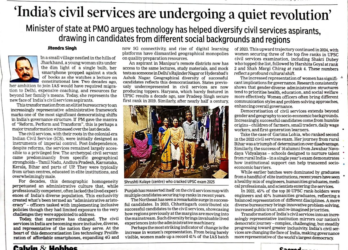 Mahesh Bhagwat IPS (@maheshbhagwat95) on Twitter photo #UPSC Civil service 2024 exam Rank 831 Srushti Kulye's photograph figured in Union minister for DOPT <a href="/DrJitendraSingh/">Dr Jitendra Singh</a> article in <a href="/timesofindia/">The Times Of India</a> 7th May. Srushti's struggle for success while staying in #Mumbai's challenging area is well known. We have mentored her for PT/interview #UPSC Civil service 2024 exam Rank 831 Srushti Kulye's photograph figured in Union minister for DOPT <a href="/DrJitendraSingh/">Dr Jitendra Singh</a> article in <a href="/timesofindia/">The Times Of India</a> 7th May. Srushti's struggle for success while staying in #Mumbai's challenging area is well known. We have mentored her for PT/interview