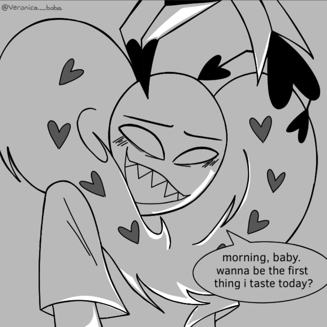 veronica__boba's tweet image. wake up calls
#VoxHazbinHotel #valentinohazbinhotel #StaticMoth