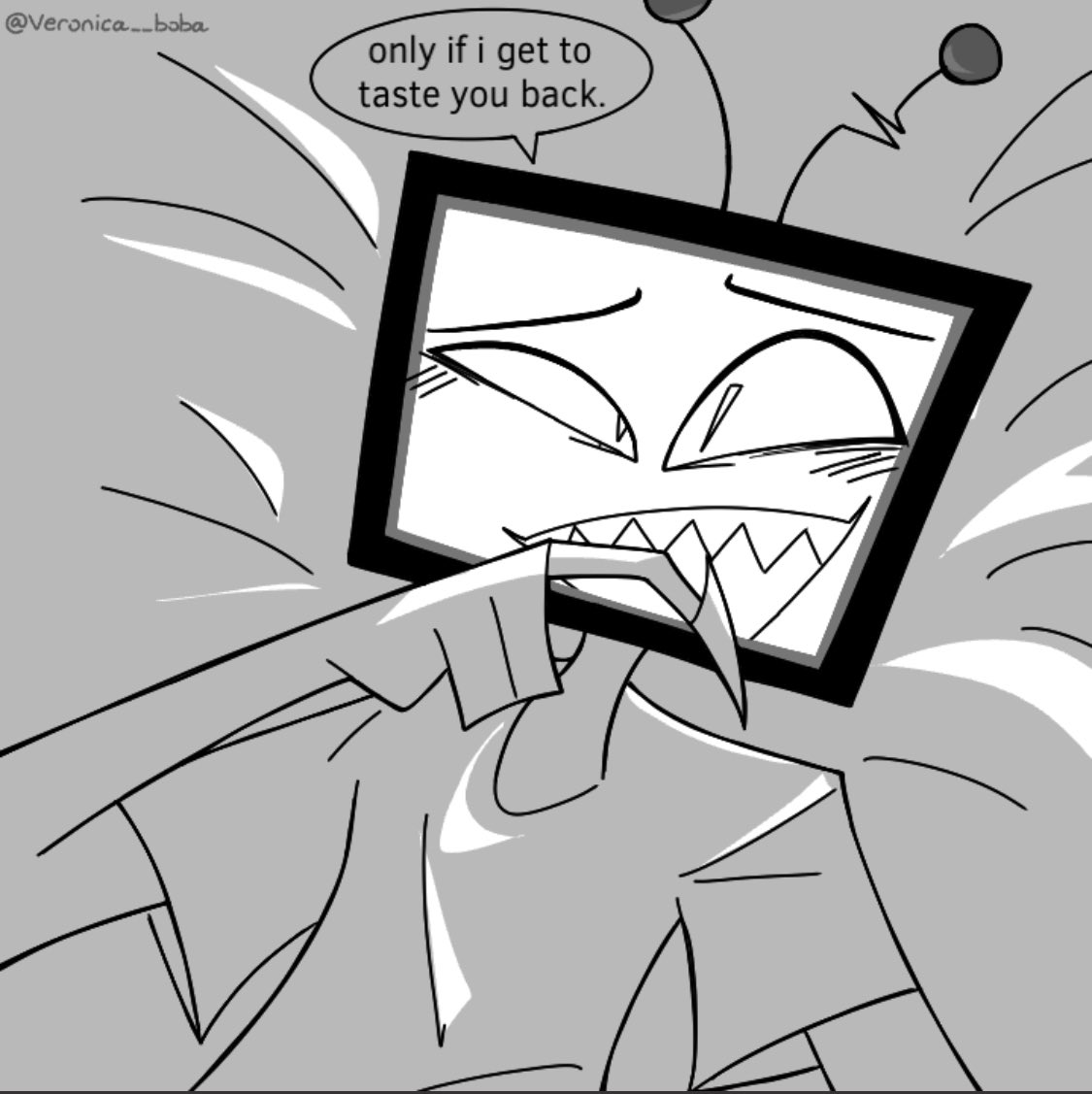 veronica__boba's tweet image. wake up calls
#VoxHazbinHotel #valentinohazbinhotel #StaticMoth