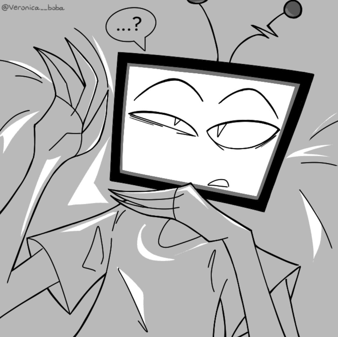 veronica__boba's tweet image. wake up calls
#VoxHazbinHotel #valentinohazbinhotel #StaticMoth