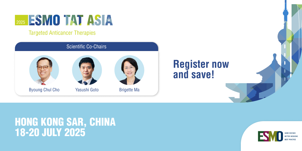 📣Final call for early registration! The #ESMOTATAsia25 early registration fees are ending soon. 
⏰Register by 14 May and be part of the future of cancer #drugdevelopment.

🔗  ow.ly/knWC50VNTlr