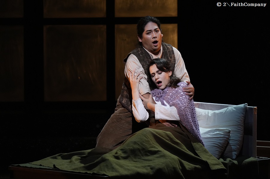 nhk_opera_f's tweet image. 今週は2024全国共同制作オペラ「ボエーム」
nhk.jp/p/opera-f/rs/N…
井上道義最後のオペラ指揮となった公演、工藤和真、マンタシャンら若手歌手が奏でる青春の音色をー
注目は池内響演じるマルチェッロに藤田嗣治を重ねた演出🎨 番組後半は「藤田と20世紀初頭のパリ」というテーマでお届けします🖌️