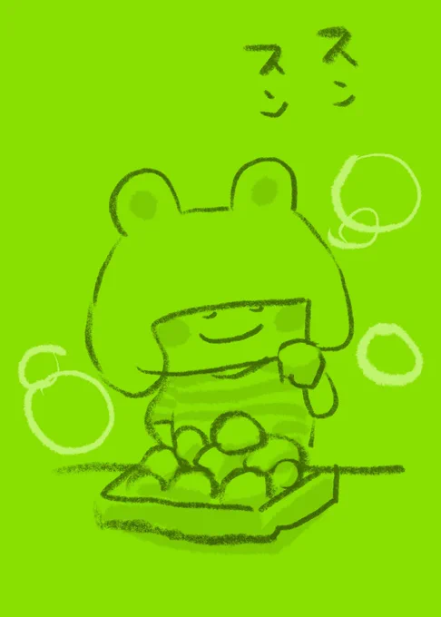 月曜日のプクリポは朝からスコーンを焼きまくってお家をいい匂いでいっぱいにしてました。焼き立ての匂いって最高だわ。#365プクリポチャレンジ 