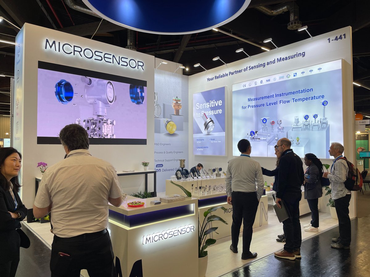 MicroSensorHome's tweet image. Live from SENSOR+TEST 2025! Join our expert team as we explore the future of sensor technology—featuring sensors, transmitters, and flow meters through custom solutions for industrial printing, coffee machines, diving equipment, and more.
#MICROSENSOR #IndustrialAutomation