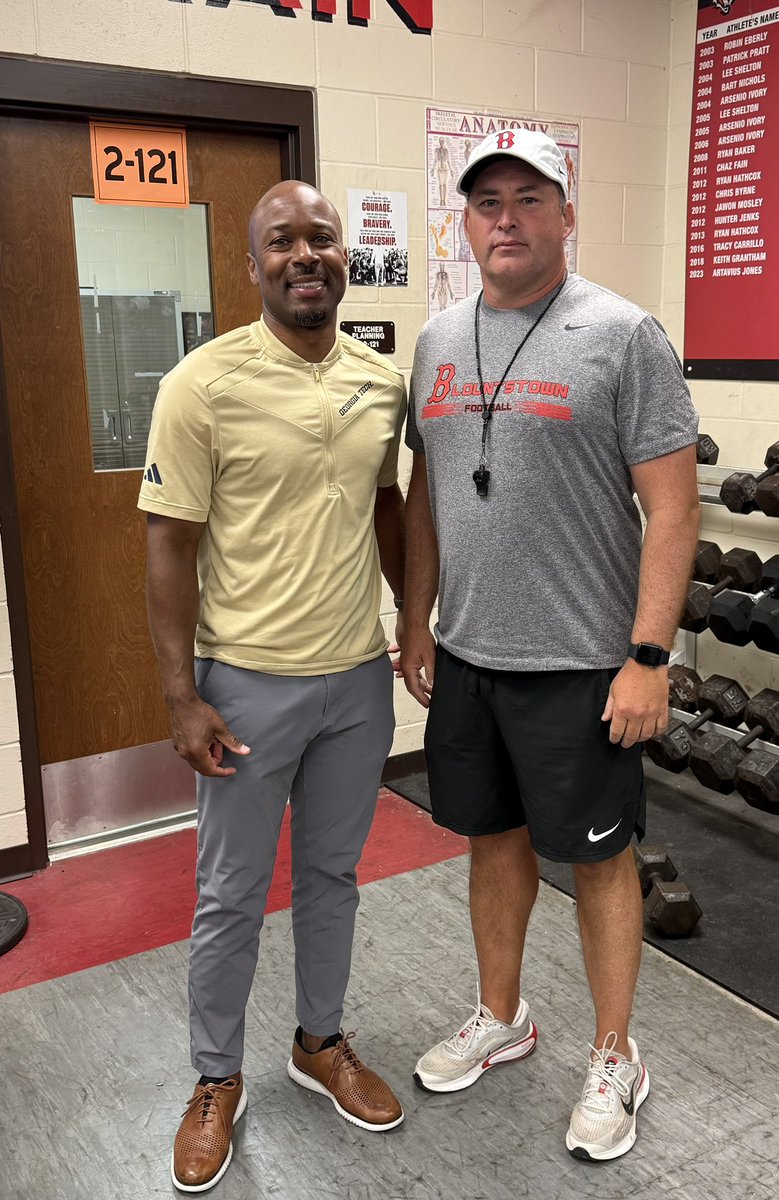 Coach Brad Waggoner (@coachwaggonergt) on Twitter photo Great having <a href="/coach_norv/">Norval McKenzie</a> from <a href="/GeorgiaTechFB/">Georgia Tech Football</a> here at Blountstown recruiting our players. Great to see two of our guys pick up offers today! #ComeToBlountstown <a href="/HallTechSports1/">Hall-Tech Sports</a> <a href="/PrepRedzoneFL/">Prep Redzone Florida</a> <a href="/Andy_Villamarzo/">Andy Villamarzo</a> <a href="/Kelly_Quinlan/">Kelly Quinlan</a> <a href="/AFarrersports/">Alex Farrer</a> <a href="/gapanther/">rod mackenzie @247sports</a> <a href="/CoachBrentKeyGT/">Coach Brent Key</a> Great having <a href="/coach_norv/">Norval McKenzie</a> from <a href="/GeorgiaTechFB/">Georgia Tech Football</a> here at Blountstown recruiting our players. Great to see two of our guys pick up offers today! #ComeToBlountstown <a href="/HallTechSports1/">Hall-Tech Sports</a> <a href="/PrepRedzoneFL/">Prep Redzone Florida</a> <a href="/Andy_Villamarzo/">Andy Villamarzo</a> <a href="/Kelly_Quinlan/">Kelly Quinlan</a> <a href="/AFarrersports/">Alex Farrer</a> <a href="/gapanther/">rod mackenzie @247sports</a> <a href="/CoachBrentKeyGT/">Coach Brent Key</a>