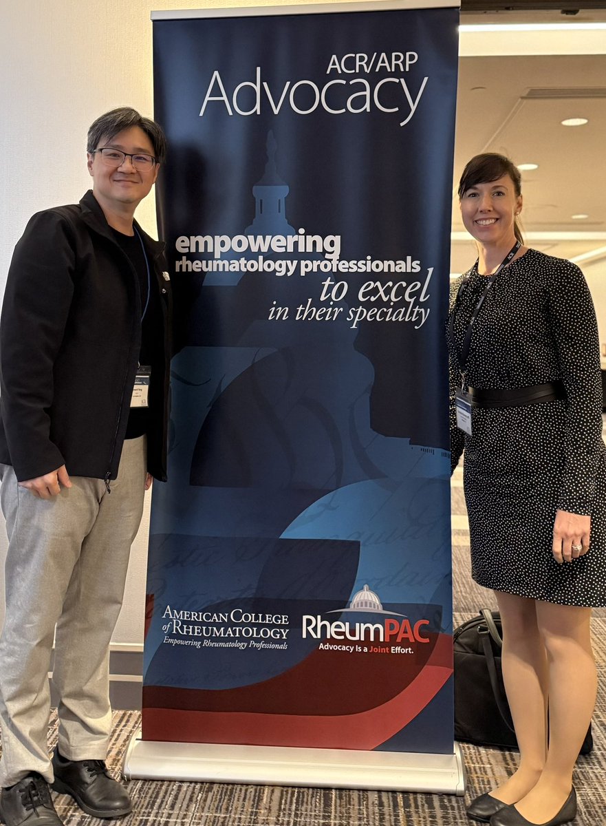 HowardYangMD's tweet image. Tradition with my ACR Advocacy mentor and friend: taking a picture with the ACR advocacy sign. @cdowneymd @ACRheumDC #act4arthritis @SoCa_Rheum_Soc