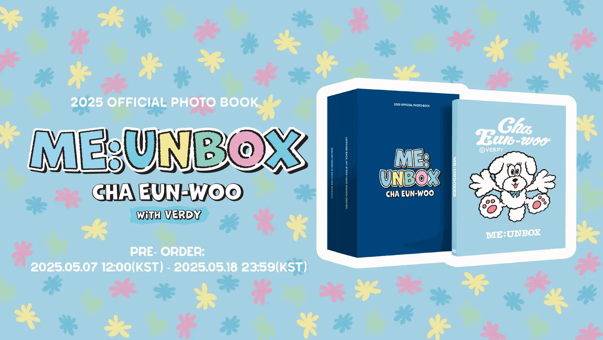 ME: UNBOX CHA EUN-WOO 2025年公式フォトブック　新品‼️ CHA EUN-WOO - ME: UNBOX [2025 Photobook] - K PLACE