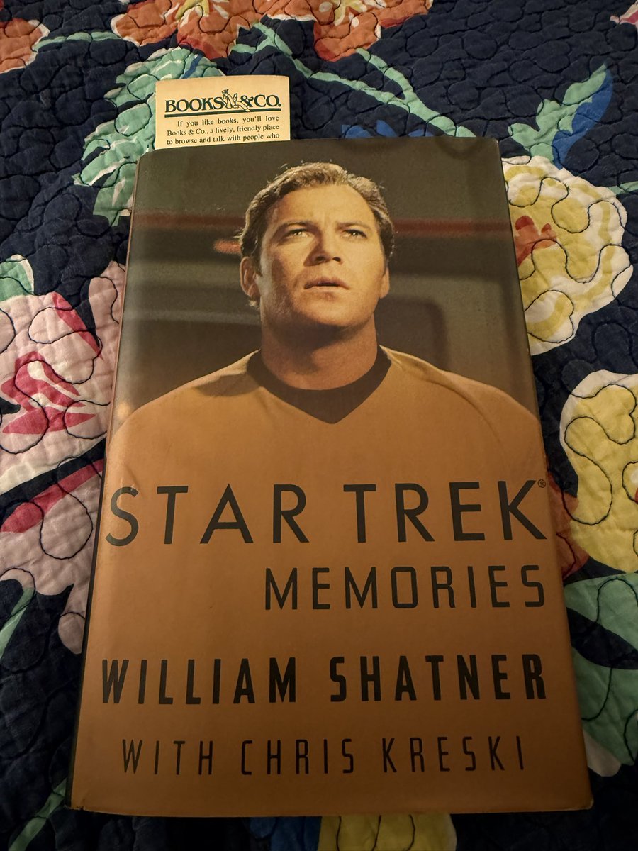 asppil1980's tweet photo. @WilliamShatner Looking forward to finally meet the one and only William Shatner later this month. I grew up in the 80s always wanting to be Captain Kirk! Now I’m spending time getting ahead in my reading before the event! https://t.co/CNFuI4hhy4
