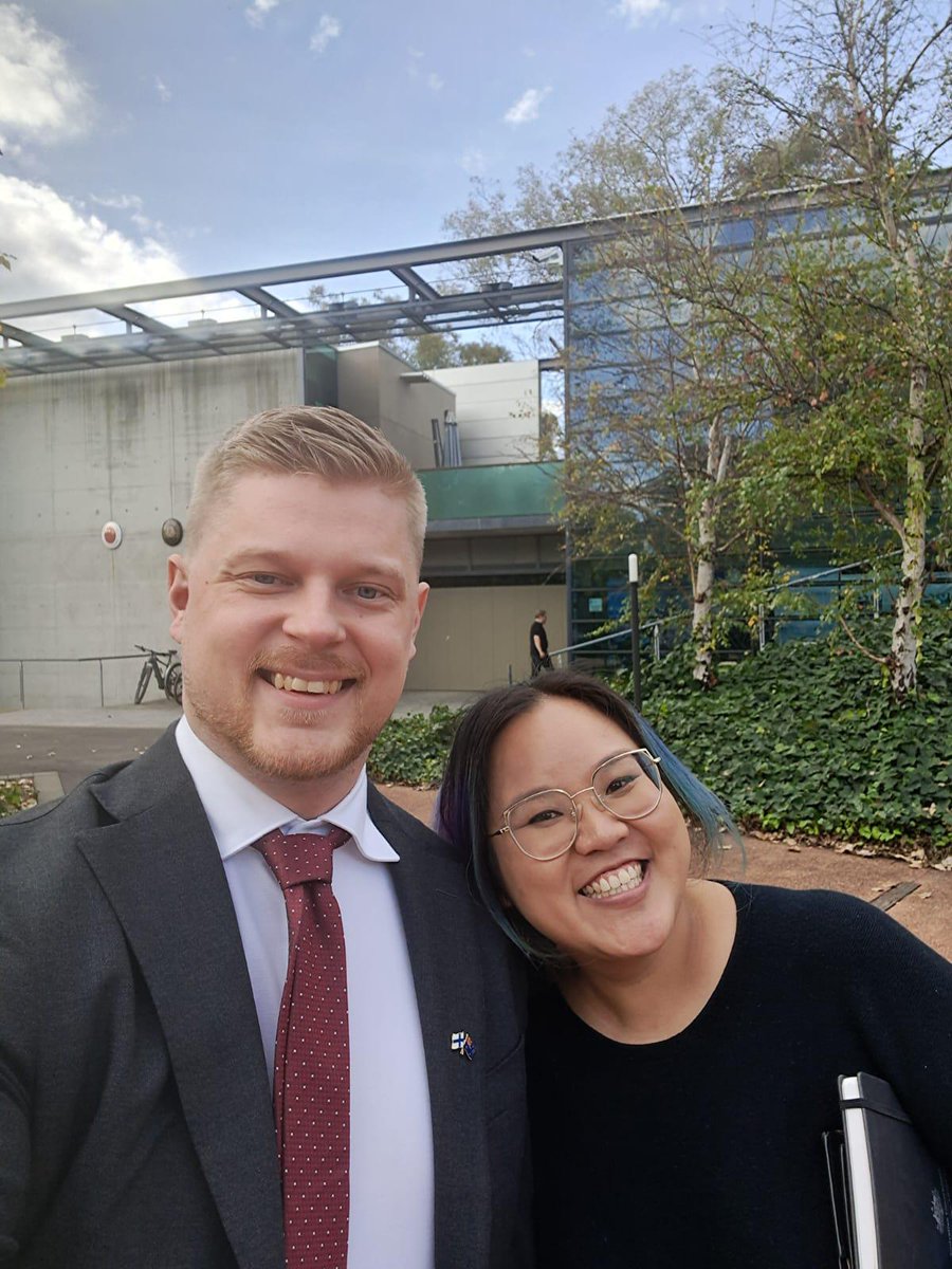 CANBERRA| Deputy Head of Mission Ahti Törrönen met with Australian Department of Foreign Affairs and Trade A/g Director of Economic Security Coordination Marie Yaw.

Good cooperation continues 🇫🇮🤝🇦🇺