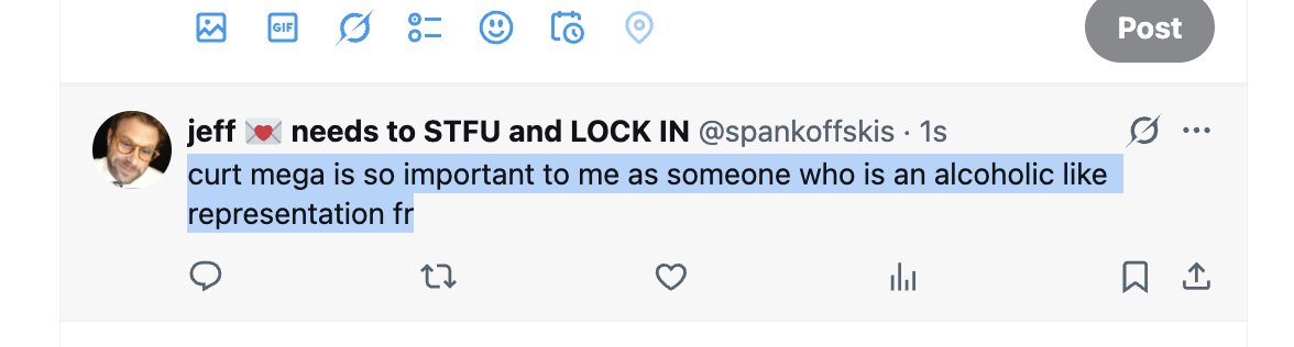 HAD TO DELETE THIS BC I MEANT AGENT CURT MEGA. NOT IRL CURT. IM SCREAMING