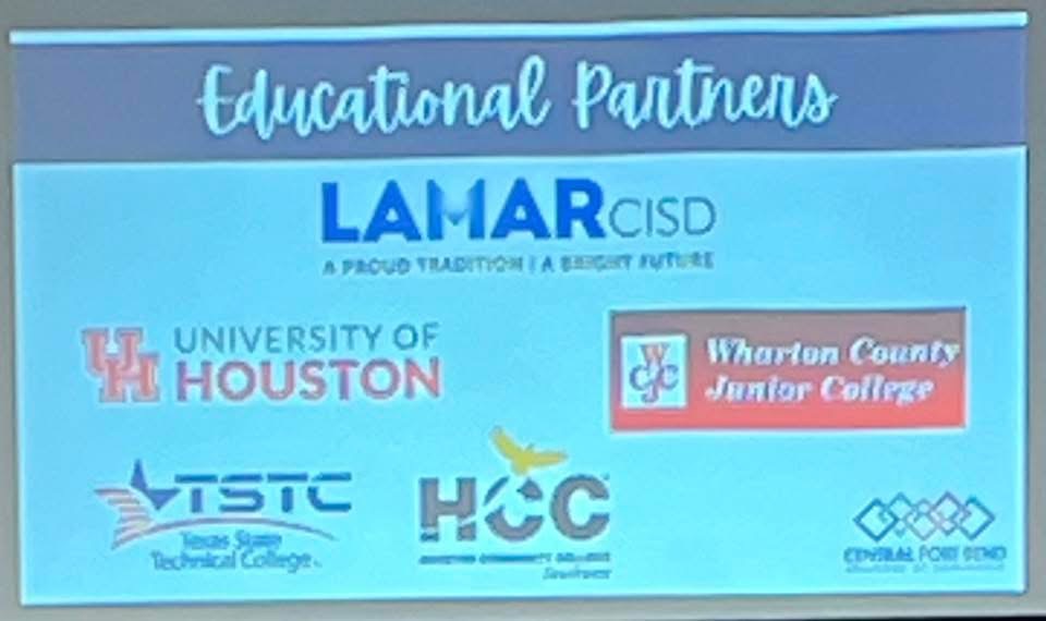 Our office was honored to attend the Rotary Club of Richmond TX meeting, where Kristin Weiss of the Central Fort Bend Chamber shared insights on their impactful Career &amp; Technical Education (CTE) program—empowering local students with real-world skills and career readiness.