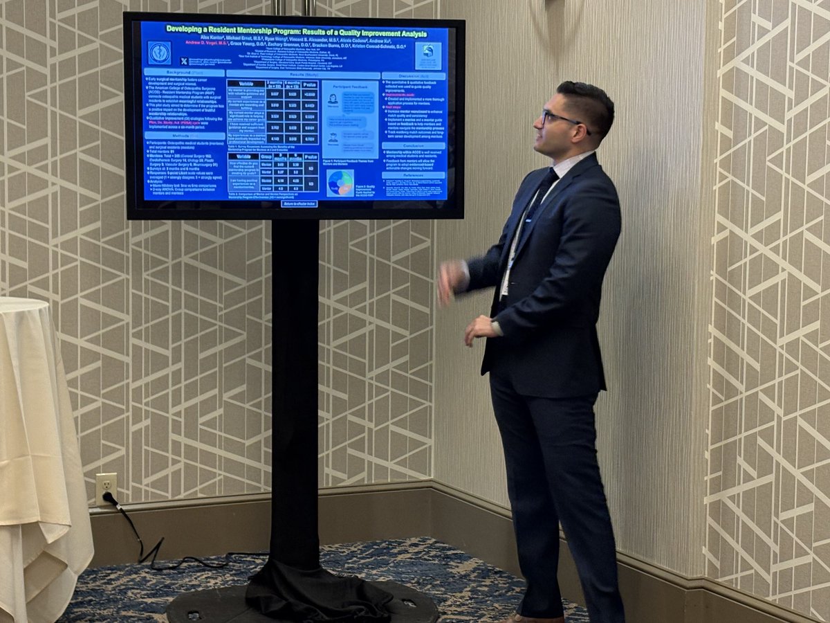 Andrew Vogel, OMS-IV (@andrewdvogel) on Twitter photo Excited to present our work <a href="/APDSurgery/">APDS surgery</a>!! Two years of work to develop and implement a mentorship program with <a href="/ACOS_Residents/">ACOS Resident Section</a> and <a href="/ACOS_MSS/">ACOS-MSS</a> could not be done without a strong team! <a href="/vinyalexander/">Vincent Alexander</a> <a href="/MichaelErnst_/">Michael Ernst</a> <a href="/Alex_Kantor31/">Alex Kantor</a> <a href="/RyanWong25/">Ryan Wong, MS3</a> <a href="/GraceYoungDO/">Grace Young</a> <a href="/ZachJBrennan/">Zach Brennan</a> <a href="/kc140605/">Kristen Conrad, DO Proud</a> Excited to present our work <a href="/APDSurgery/">APDS surgery</a>!! Two years of work to develop and implement a mentorship program with <a href="/ACOS_Residents/">ACOS Resident Section</a> and <a href="/ACOS_MSS/">ACOS-MSS</a> could not be done without a strong team! <a href="/vinyalexander/">Vincent Alexander</a> <a href="/MichaelErnst_/">Michael Ernst</a> <a href="/Alex_Kantor31/">Alex Kantor</a> <a href="/RyanWong25/">Ryan Wong, MS3</a> <a href="/GraceYoungDO/">Grace Young</a> <a href="/ZachJBrennan/">Zach Brennan</a> <a href="/kc140605/">Kristen Conrad, DO Proud</a>