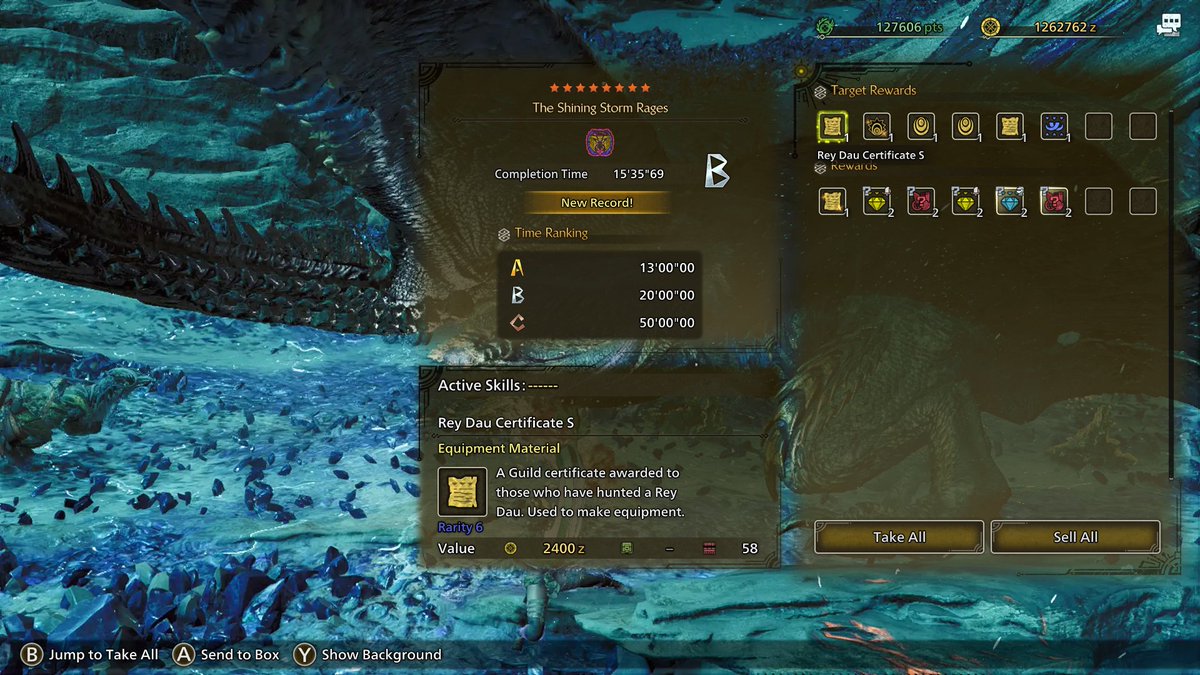 Dang, 2:35 off the A Rank. As a casual Hunter, this actually felt alright